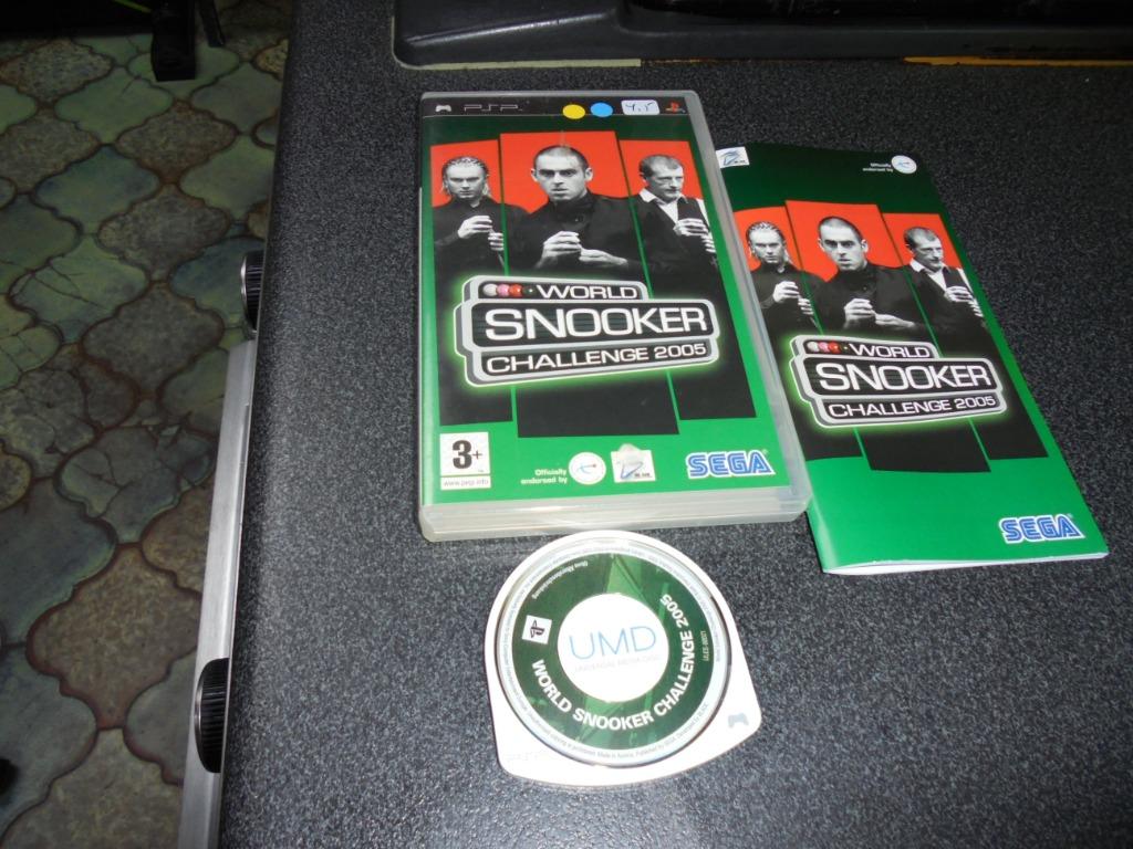 PSP World Snooker Challenge 2005 (orig-compleet), Consoles de jeu & Jeux vidéo, Jeux | Sony PlayStation Portable, Enlèvement ou Envoi