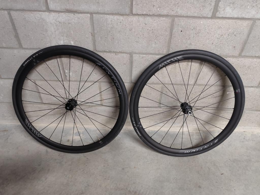 Racefiets wielen Miche syntium . Nooit mee gereden ,, Ophalen of Verzenden