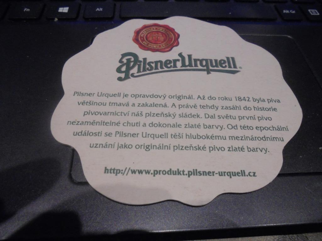 Pilsner Urquell, Verzamelen, Ophalen of Verzenden, Zo goed als nieuw, Viltje(s)