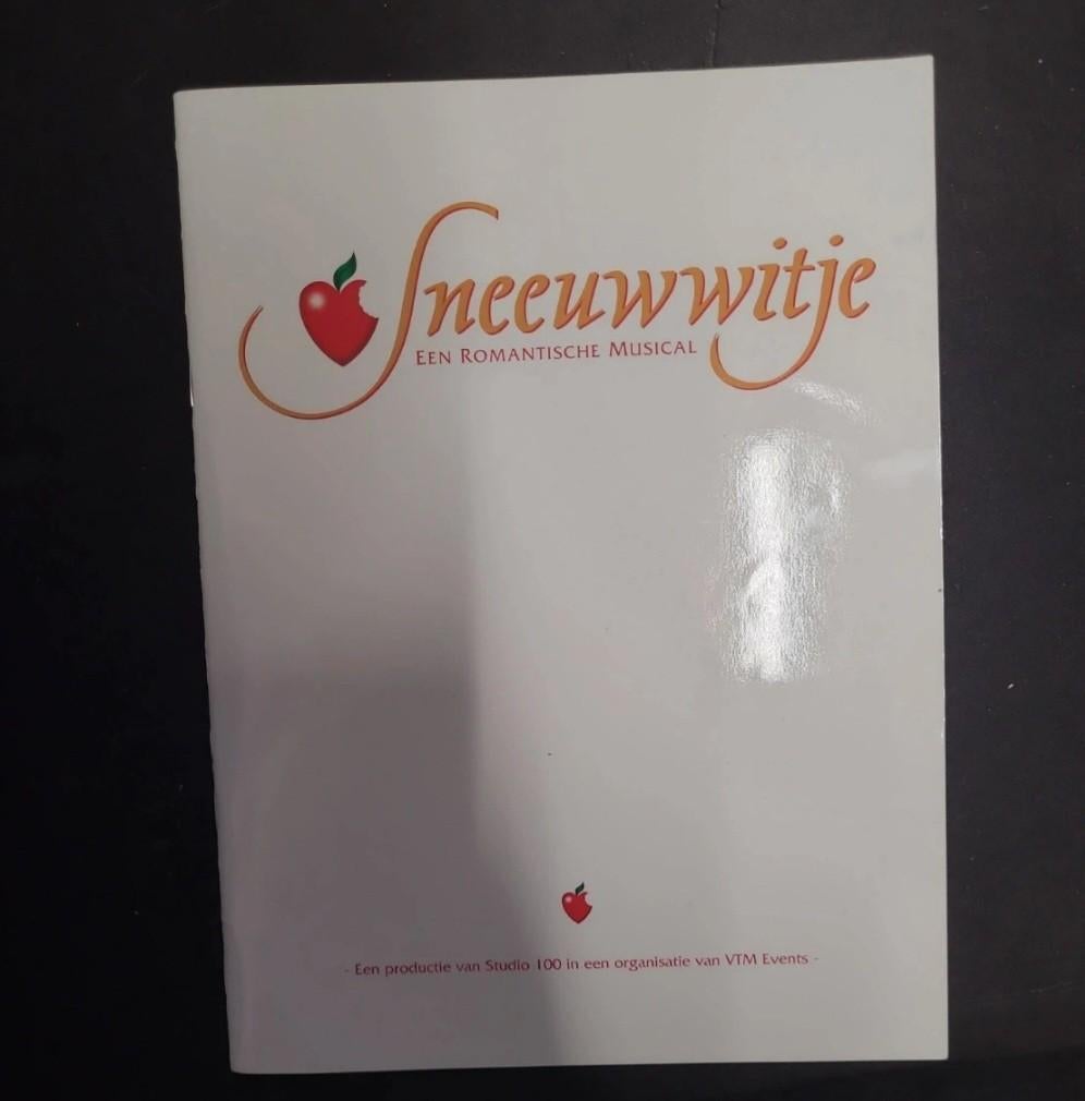 Programmabrochure Sneeuwwitje de musical, Ophalen of Verzenden