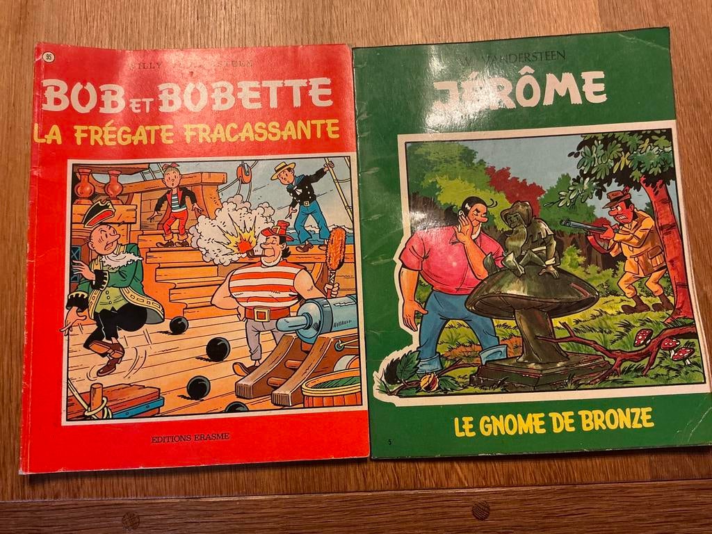 Anciens livres Bob et Bobette - Jérôme - Buck Danny, Ophalen, Gelezen