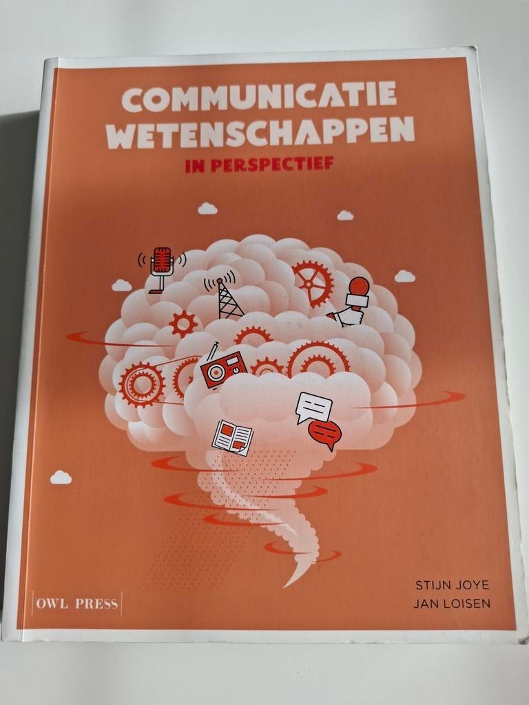 Jan Loisen - Communicatiewetenschappen in perspectief, Ophalen of Verzenden, Zo goed als nieuw, Jan Loisen; Stijn Joye