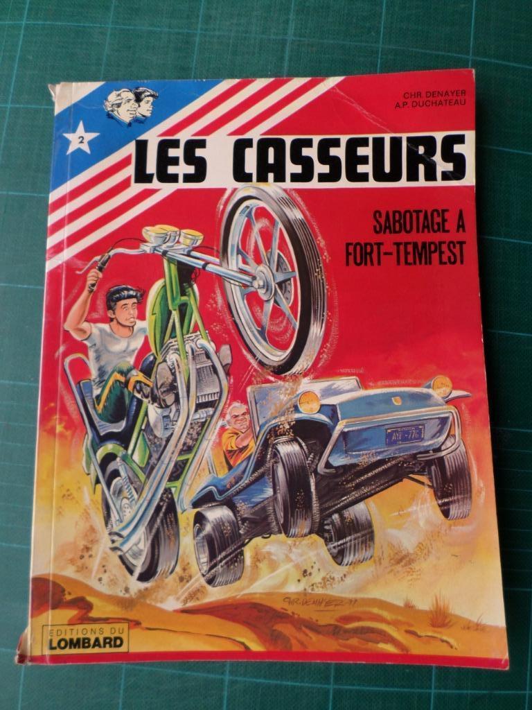 Les casseurs – sabotage à Fort-Tempest (Denayer) – 1977, Enlèvement ou Envoi, Une BD, Duchâteau/Denayer, Utilisé
