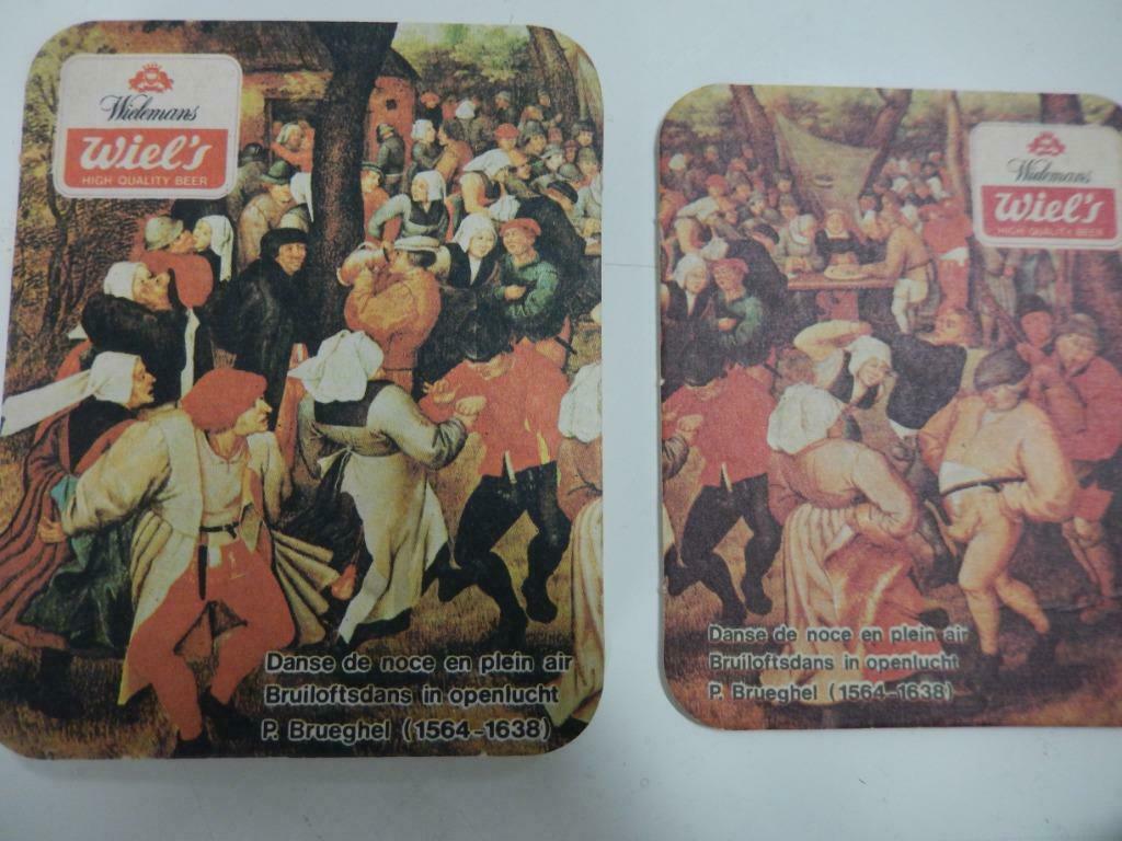 bierviltjes WIEL'S (schilderijen van oude meesters), Verzamelen, Merken en Reclamevoorwerpen, Ophalen of Verzenden, Zo goed als nieuw