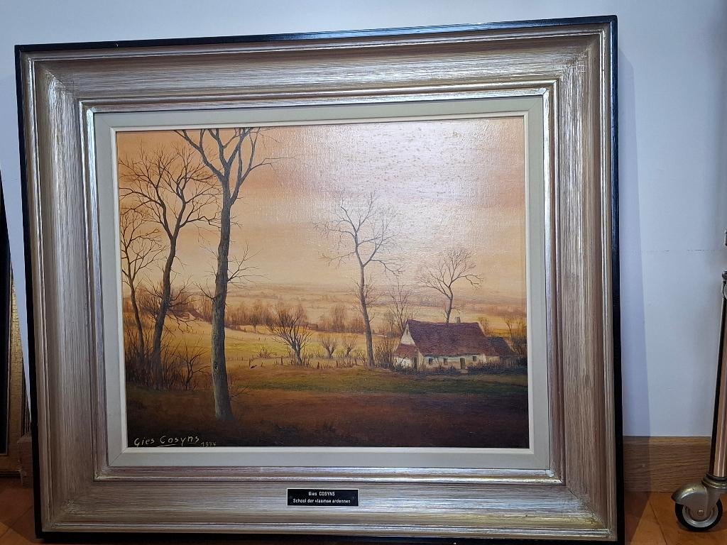 Schilderij Gies Cosyns, Antiek en Kunst, Ophalen