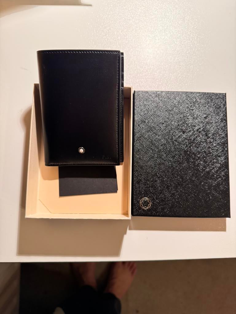 Portefeuille Montblanc Meisterstück cuir noir – neuf, Enlèvement ou Envoi, Comme neuf, Noir, Cuir