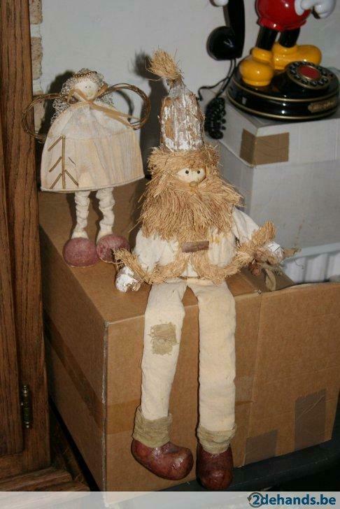 2 Kerst poppen, Ophalen of Verzenden, Gebruikt
