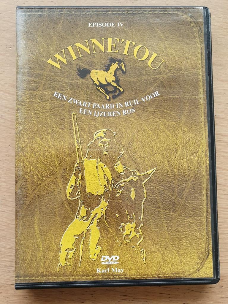 Winnetou episode 4 Een zwart paard in ruil voor een ijzeren, Cd's en Dvd's, Dvd's | Avontuur, Gebruikt, Alle leeftijden, Ophalen of Verzenden