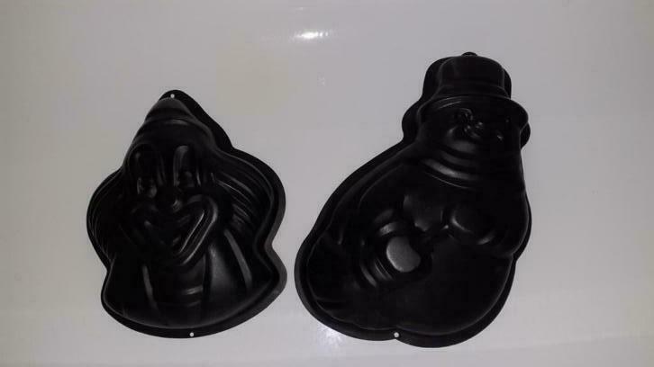 Moules à pâtisserie Clown + bonhomme de neige, Enlèvement ou Envoi, Comme neuf, Moule