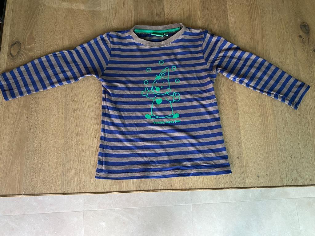 JBC studio 100 blauw bruine longsleeve van bumba maat 104, Kinderen en Baby's, Kinderkleding | Maat 104, Jbc, Gebruikt, Ophalen of Verzenden