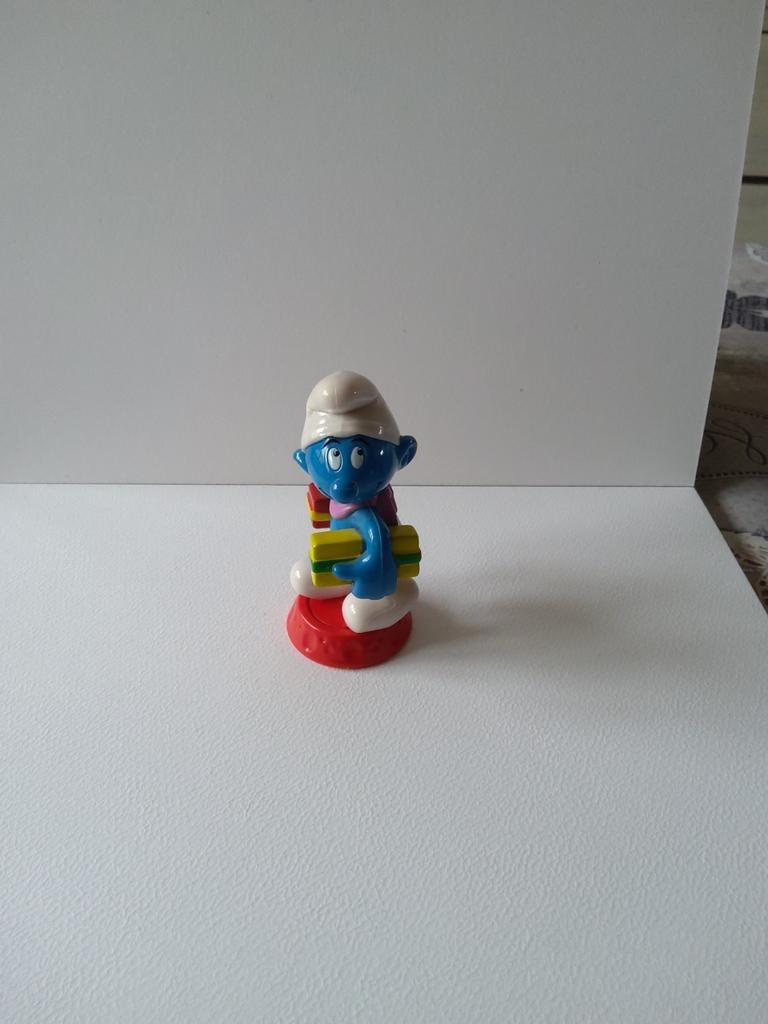 Het plastic beeldje van de Smurfen, Ophalen of Verzenden, Gebruikt, Poppetje, Figuurtje of Knuffel
