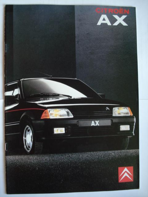 Citroën AX 1990 NED Brochure Catalogue Prospekt, Verzenden, Gelezen, Citroën