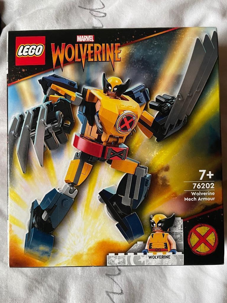 Lego 76202 x-men Wolverine mech armor, Ophalen of Verzenden, Nieuw, Complete set, Lego