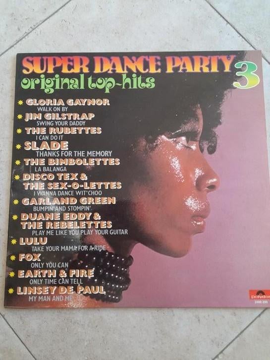 Vinyl lp Super Dance Party, Cd's en Dvd's, Ophalen of Verzenden, Zo goed als nieuw