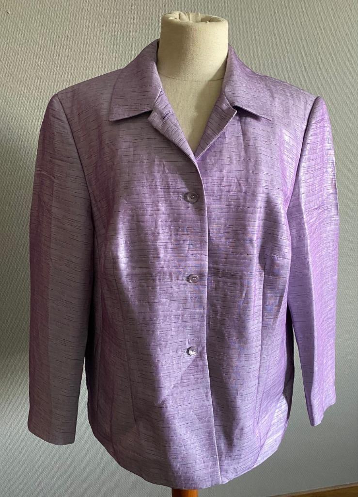 Paarse blazer Gerry Weber maat 46, Taille 46/48 (XL) ou plus grande, Comme neuf, Gerry Weber, Violet