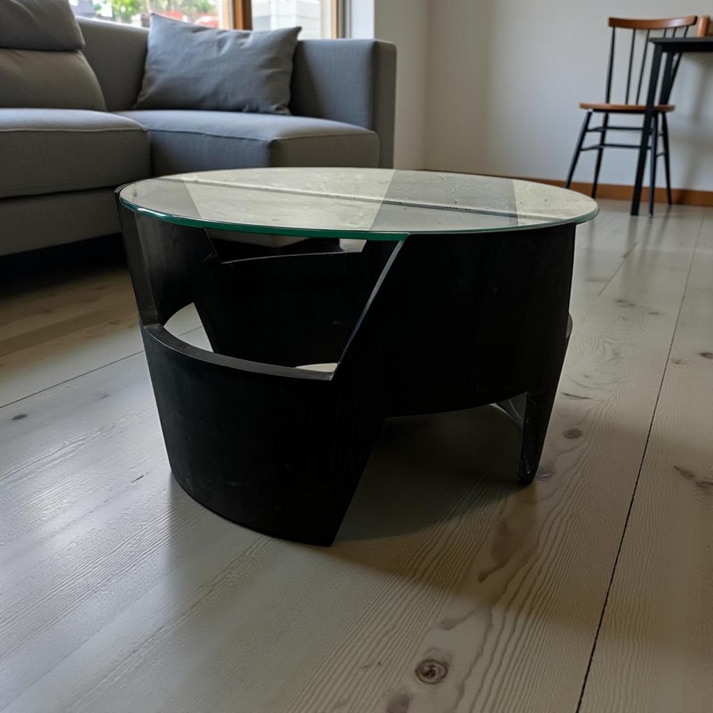Table basse/table basse vintage ronde de l'ère spatiale, Enlèvement ou Envoi