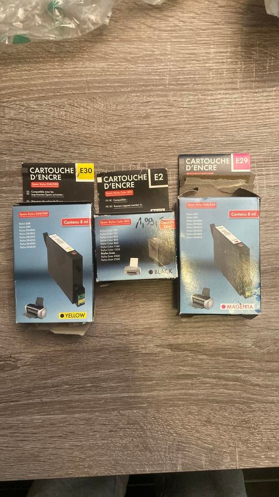 Epson stylus  inktpatronen, Computers en Software, Printerbenodigdheden, Ophalen, Nieuw, Cartridge, Epson