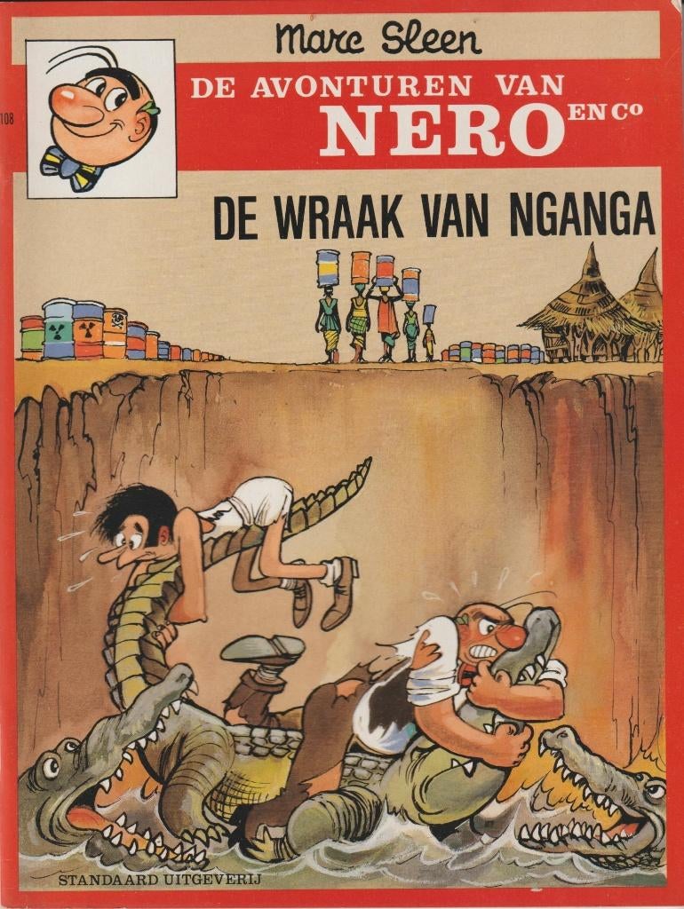 Nero nr 108 ’de wraak van Nganga 1ste druk, Boeken, Verzenden, Marc Sleen, Eén stripboek, Zo goed als nieuw