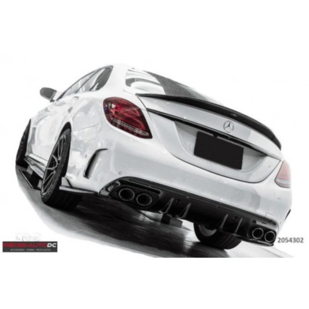 DIFFUSEUR + EMBOUTS LOOK C43 AMG LOOK FACELIFT  C W205, Auto diversen, Tuning en Styling, Ophalen of Verzenden