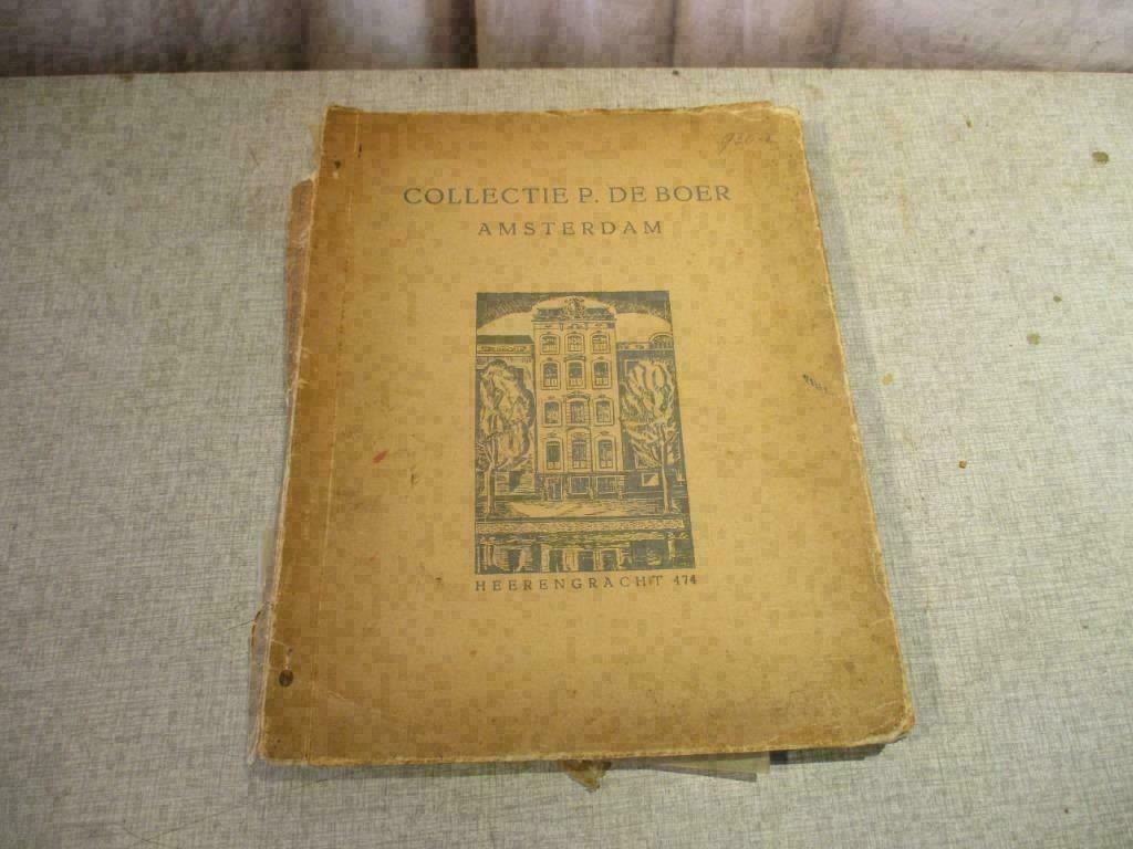 Antieke Kunstcatalogus 'Collectie P De Boer - Amsterdam', Ophalen of Verzenden