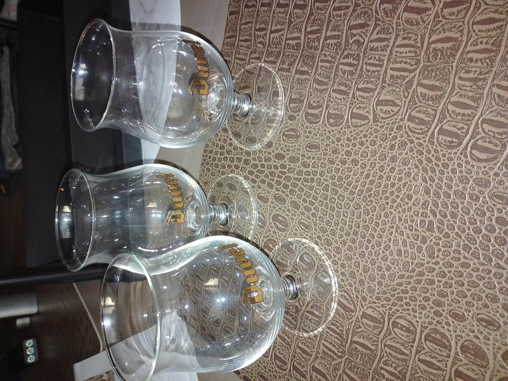 3 mini duvel glazen, Enlèvement, Comme neuf, Duvel