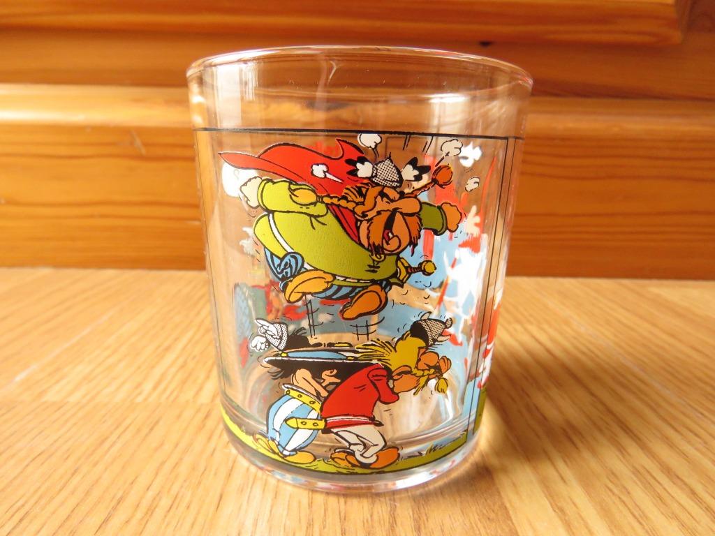 verre Astérix et Obélix avec Abraracourcix, Collections, Enlèvement ou Envoi, Comme neuf, Verre à soda