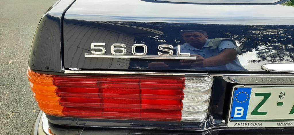 MERCEDES 560 SL V 8 .UNIEK IN NIEUWSTAAT EN OLDTIMER GEKEURD, foto 8