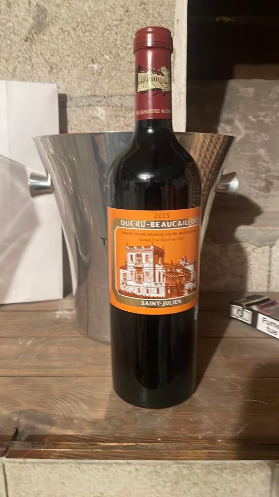 Chateau ducru beaucaillou 2015, Enlèvement ou Envoi, Comme neuf, Vin rouge