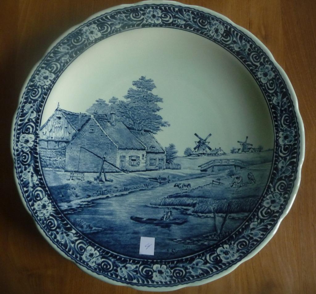 Delfts blauw “Sonneville” Boch, Ophalen of Verzenden