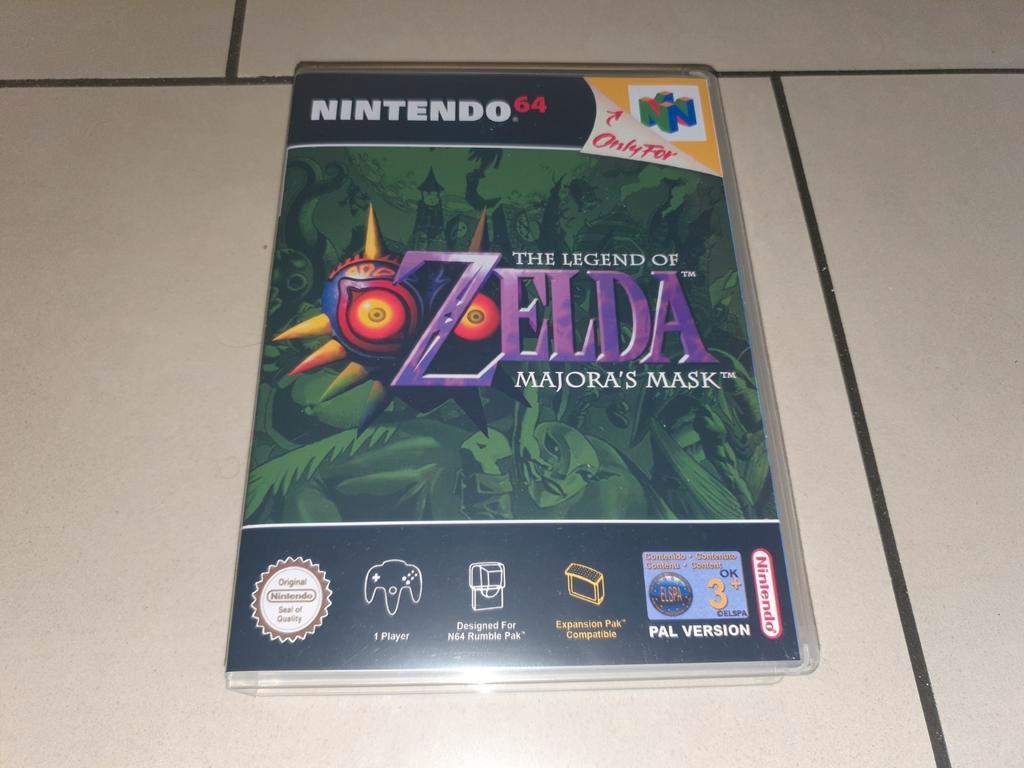 The Legend of Zelda Majora's Mask N64 Game Case, Consoles de jeu & Jeux vidéo, Envoi, Comme neuf