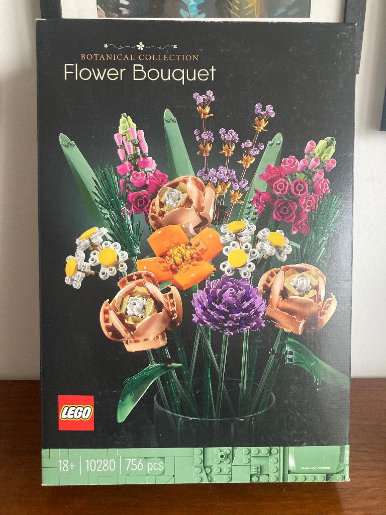 Lego bloemen boeket botanical collection 10280, Ophalen, Zo goed als nieuw, Complete set, Lego
