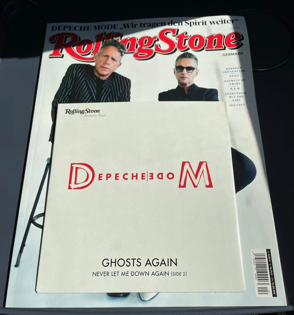 Depeche Mode Ghosts Again 7" vinyles limited Rolling S mag, Neuf, CD ou Disque