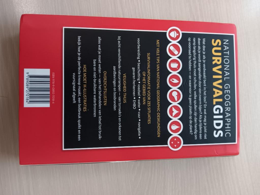 Survival boek, Enlèvement ou Envoi, Comme neuf