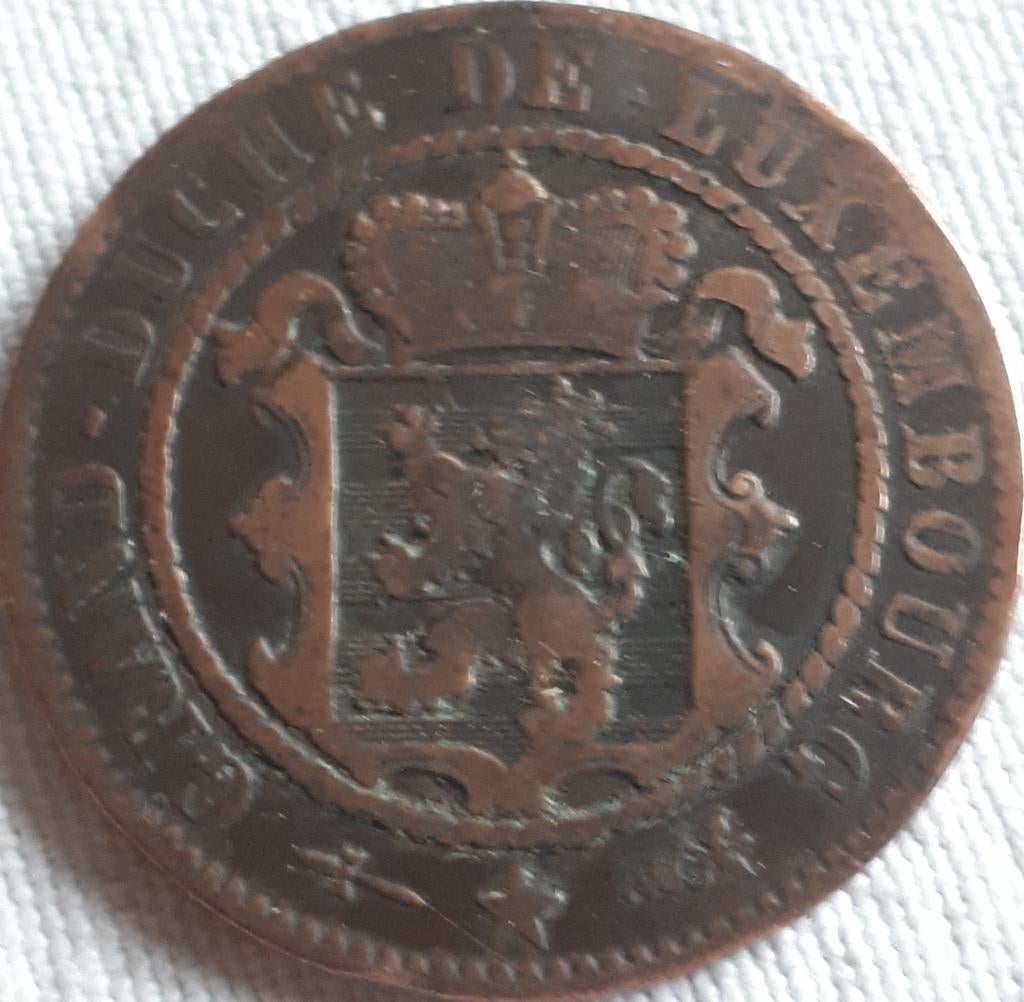LUXEMBURG; 10 CENTIMES 1870 KM 23.1, Verzenden, Overige landen, Losse munt
