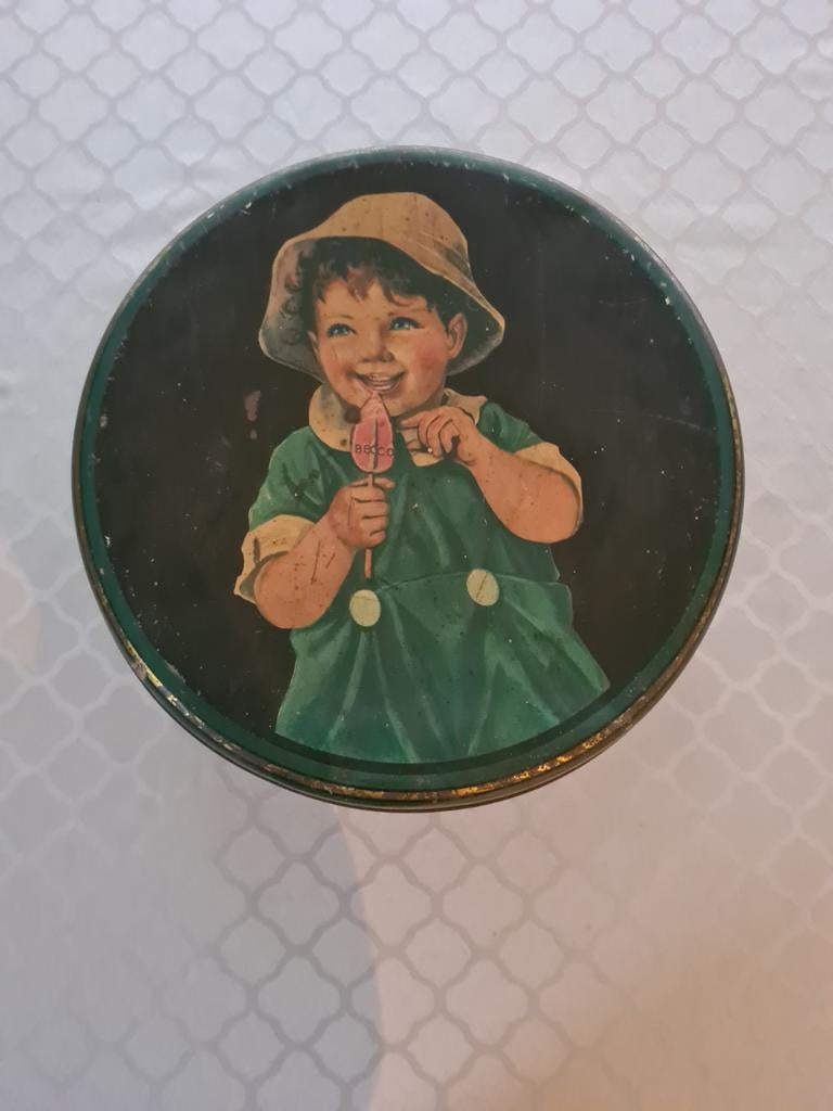 Vintage blikken doos Becco, Ophalen of Verzenden, Gebruikt