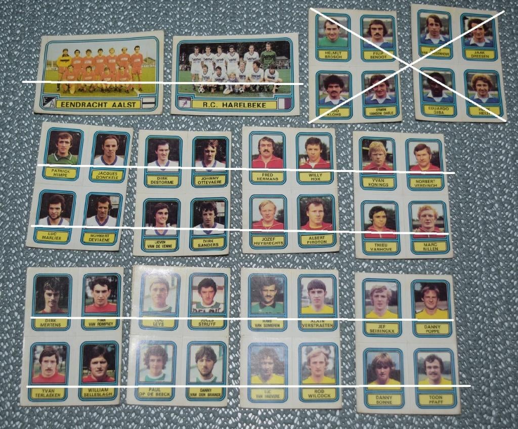 Panini Football 79/2ème classe/12 autocollants, Collections, Articles de Sport & Football, Utilisé, Affiche, Image ou Autocollant