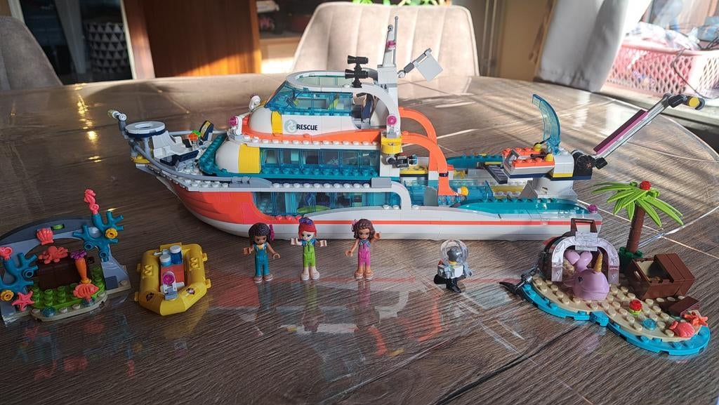 Reddingsboot, Ophalen of Verzenden, Complete set, Lego