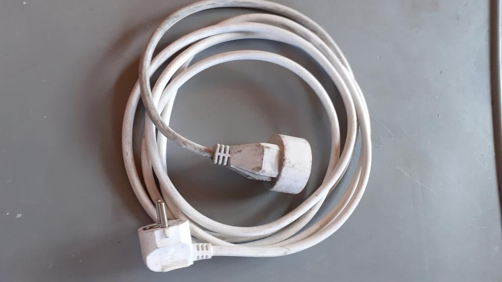 Rallonge électrique blanche 3 mètres, Enlèvement ou Envoi, Utilisé