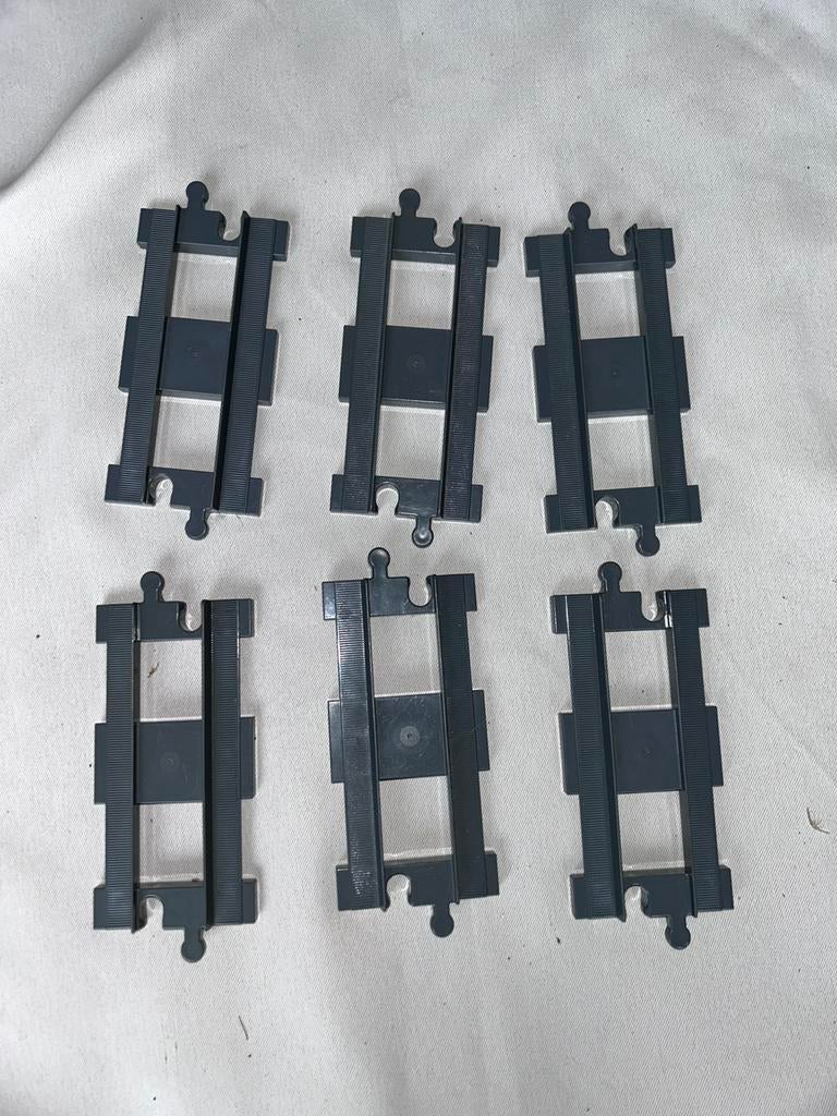 Duplo 6 rechte treinsporen, Ophalen of Verzenden, Gebruikt, Duplo
