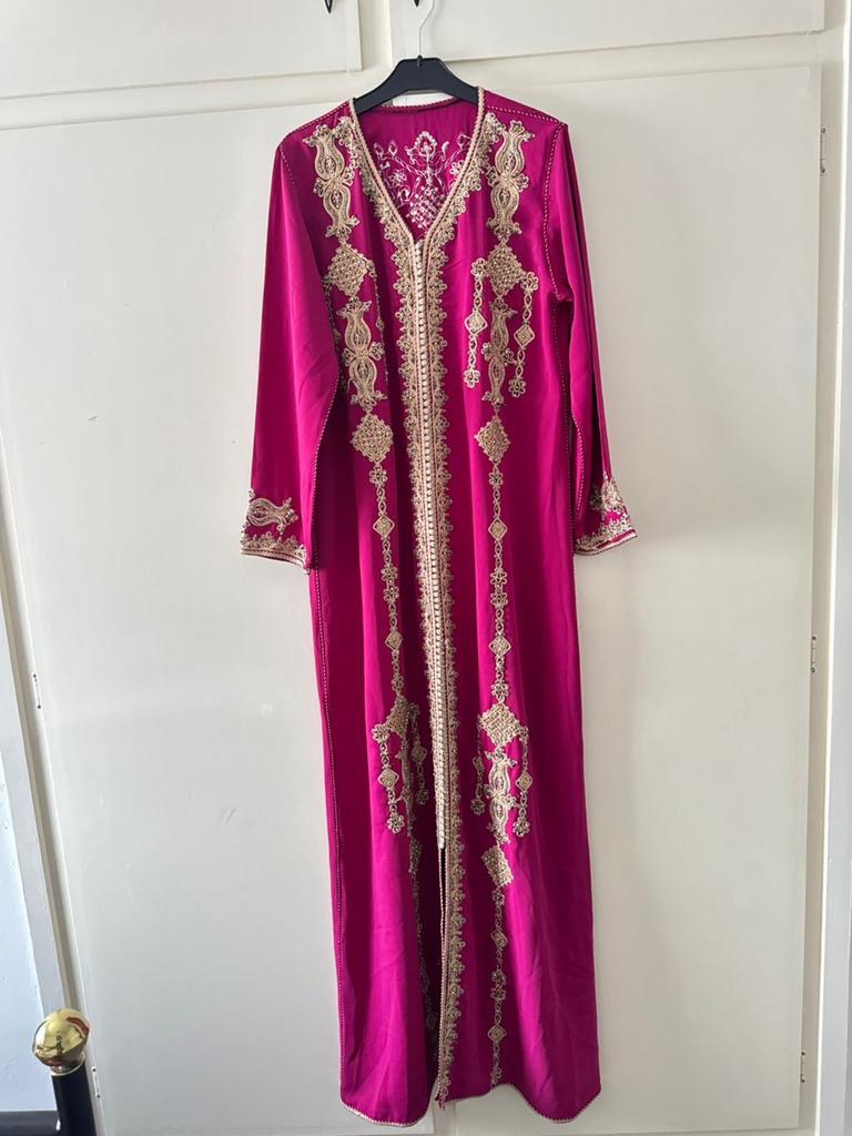 Roze kaftan, Kleding | Dames, Gelegenheidskleding, Ophalen, Nieuw, Roze, Overige typen