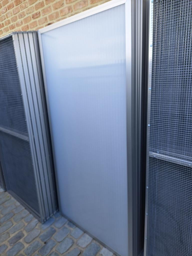 ALUMINIUM VOLIERE-PANELEN .  ( NIEUW ), Dieren en Toebehoren, Vogels | Hokken en Kooien, Ophalen, Nieuw, Aluminium