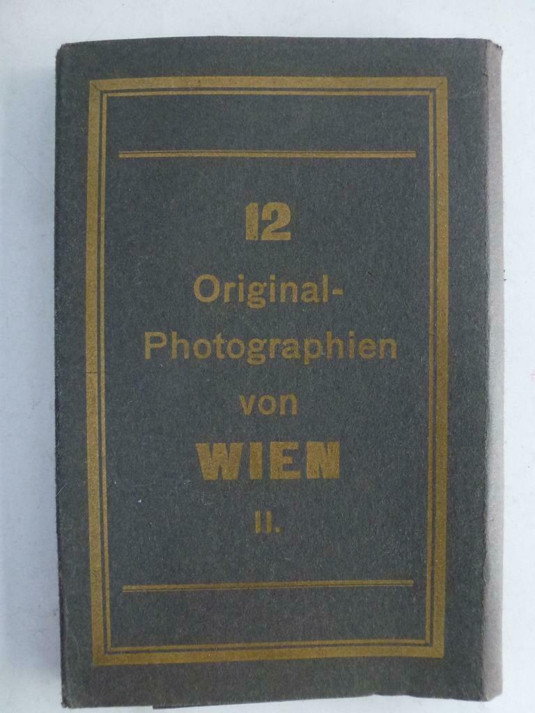 Wenen  Original Photographien von Wien II oud mapje met 12 p, Verzenden, Ongelopen, Oostenrijk