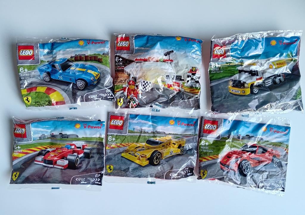 LEGO Ferrari Shell V-Power reeks, Enlèvement ou Envoi, Neuf, Ensemble complet, Lego