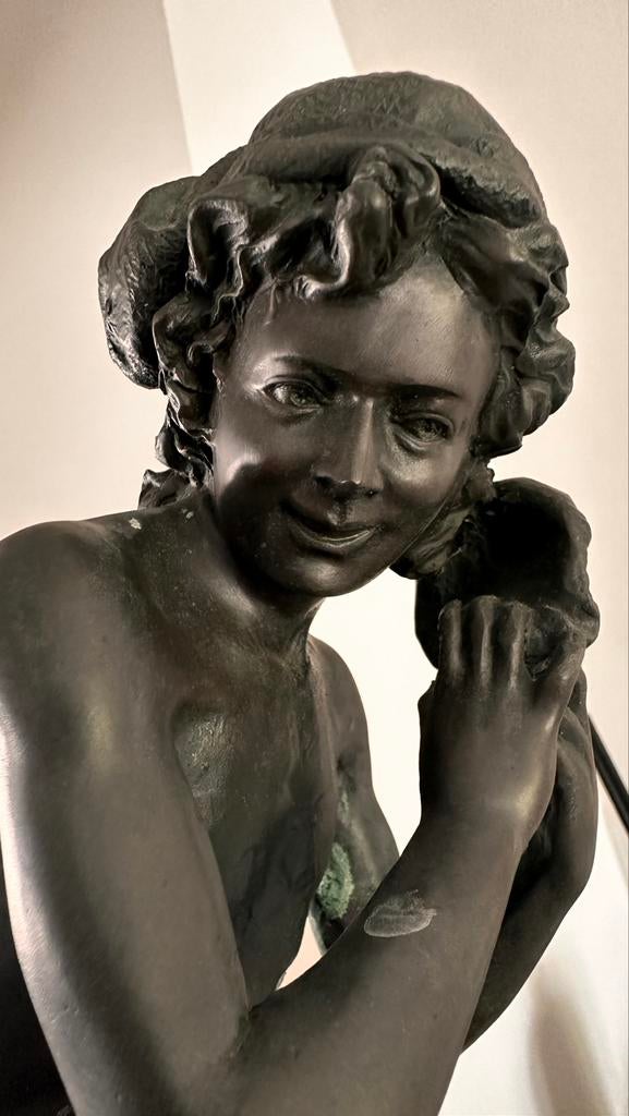 J.P. Carpeaux Neapolitan fisherman, Antiek en Kunst, Ophalen of Verzenden