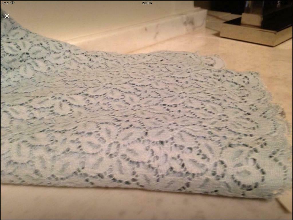 Zachte wol kant,  blauw, Huis en Inrichting, Ophalen of Verzenden, Nieuw