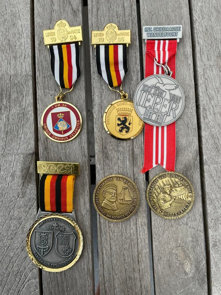 Wandel medals en munten ( 6 stuks ), Verzamelen, Verzenden