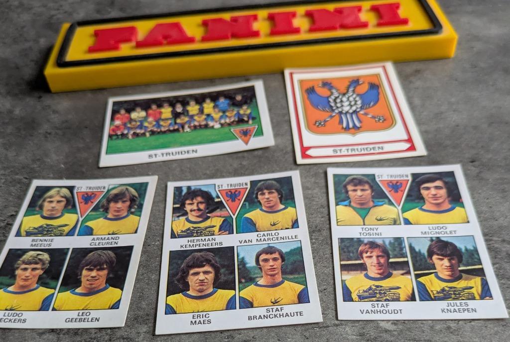 PANINI FOOTBALL 78 ST TRUIDEN 5 STICKERS 1978, Hobby en Vrije tijd, Stickers en Plaatjes, Verzenden
