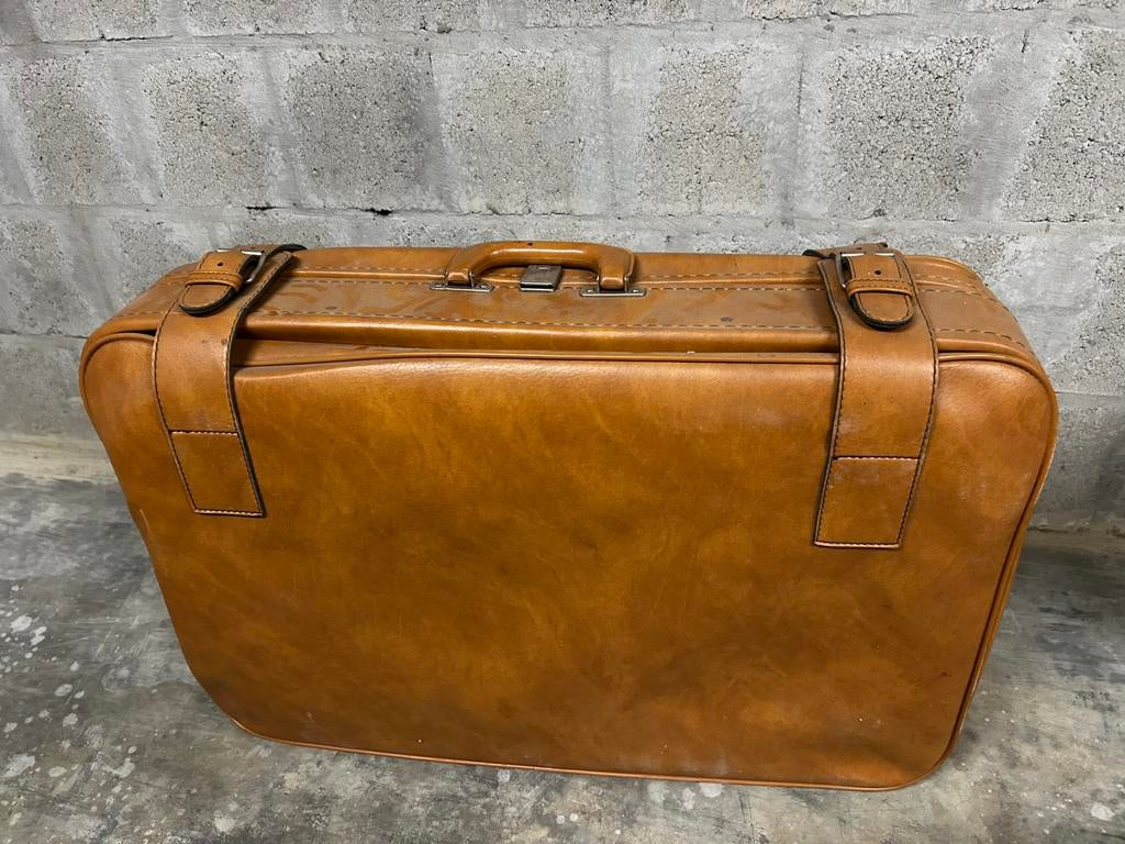 Vintage reiskoffer 5 delig, Ophalen, Zo goed als nieuw