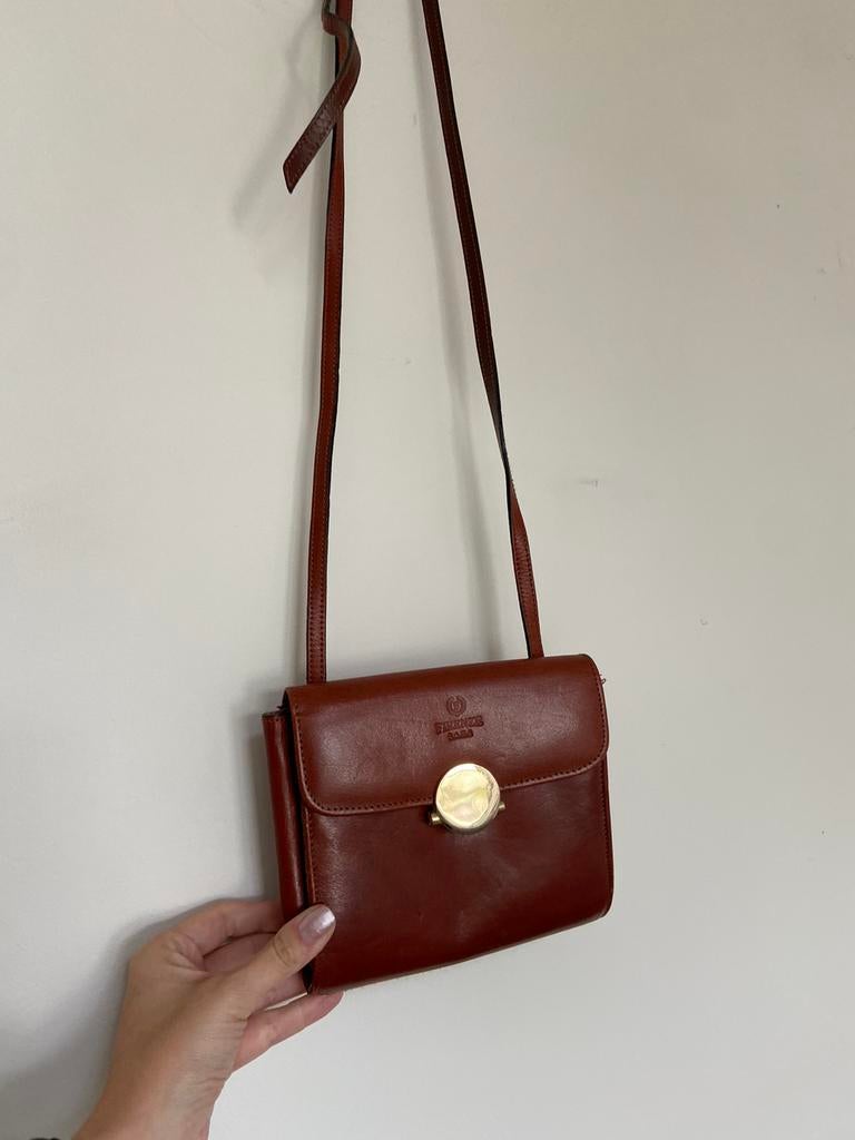 Firenze bags vintage tasje, Handtassen en Accessoires, Tassen | Damestassen, Ophalen of Verzenden, Bruin