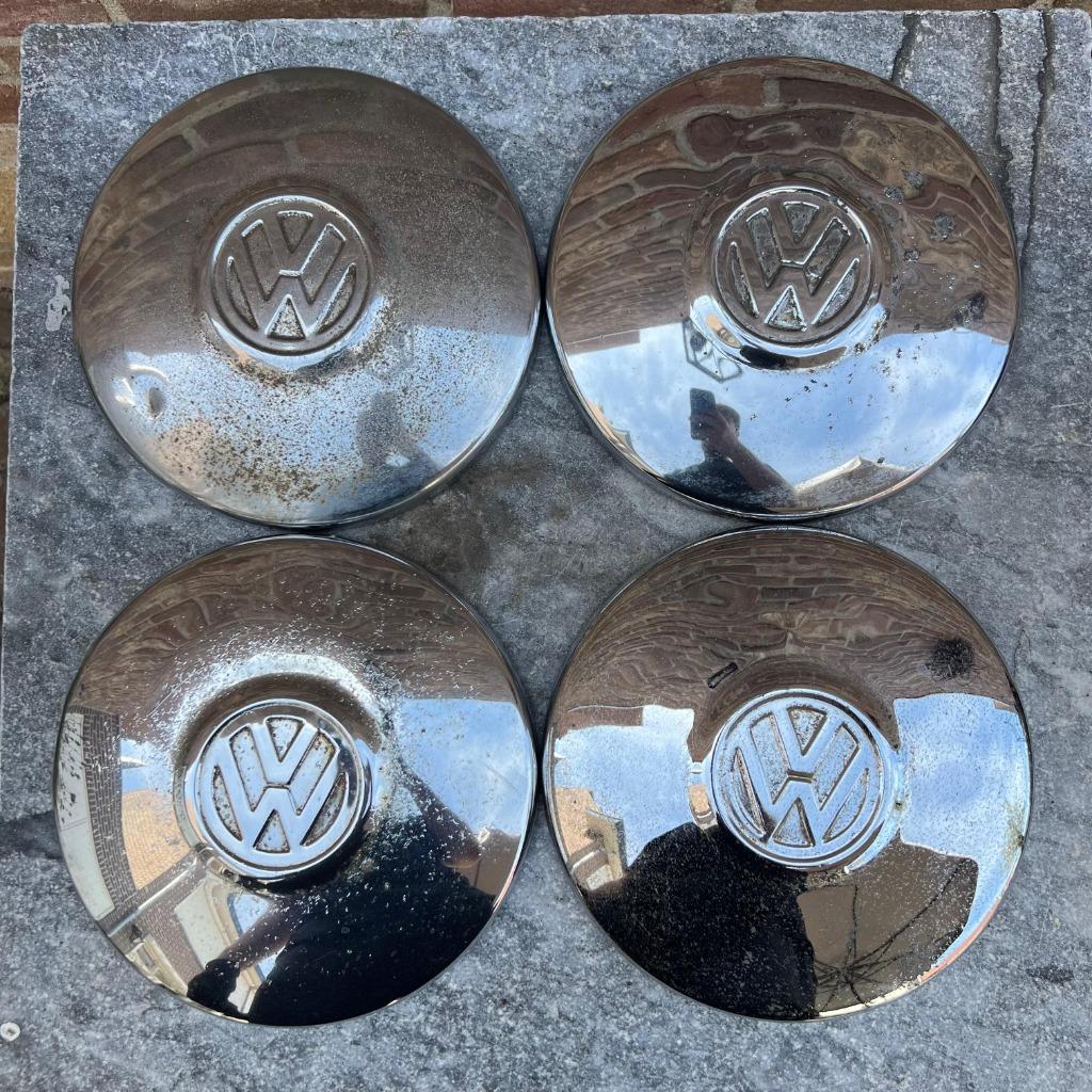 Housse de roue VW Chrome 4x130 KG Beetle T14 1968->, Enlèvement ou Envoi, Utilisé